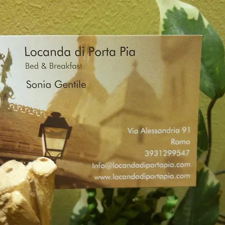 Di Porta Pia Alojamento de Acomodação e Pequeno-almoço Roma